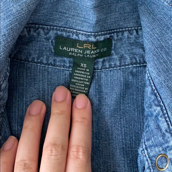 Ralph Lauren Jean Jacket/Shirt US XS - Picture 3 of 4